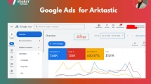 after google ads for arktastic