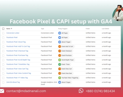 Facebook Pixel & CAPI setup with GA4