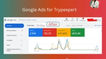 after Google Ads for Trypexpert