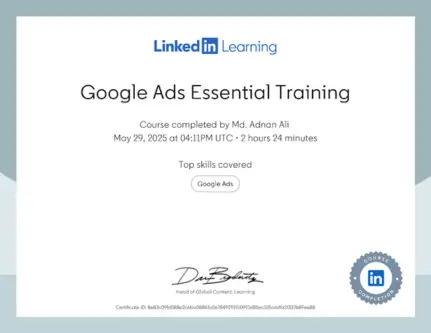 google ads essential training