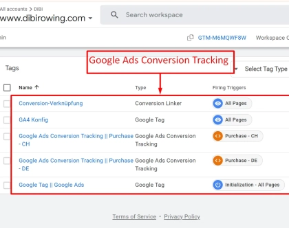 Google Tag Manager Setup